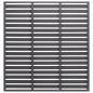 Preview: ARDEBO.de - Zaunelement WPC 180x180 cm Grau