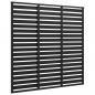 Preview: Zaunelement WPC 180x180 cm Schwarz