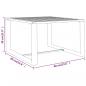 Preview: 3-tlg. Garten-Sofagarnitur mit Kissen Aluminium Anthrazit