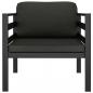 Preview: Einzelsofas 2 Stk. mit Kissen Aluminium Anthrazit