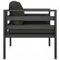 Preview: Einzelsofas 2 Stk. mit Kissen Aluminium Anthrazit