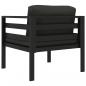 Preview: Einzelsofas 2 Stk. mit Kissen Aluminium Anthrazit