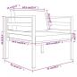 Preview: Einzelsofas 2 Stk. mit Kissen Aluminium Anthrazit