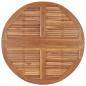 Preview: Garten-Esstisch Klappbar Ø110x75 cm Massivholz Teak