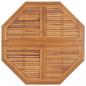 Preview: Garten-Esstisch Klappbar 110x110x75 cm Massivholz Teak