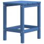 Preview: Adirondack-Gartentisch Meeresblau 38x38x46 cm HDPE