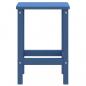 Preview: Adirondack-Gartentisch Meeresblau 38x38x46 cm HDPE
