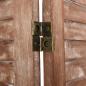Preview: 6-tlg. Raumteiler Braun 210x165 cm Massivholz Paulownia