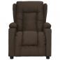 Preview: Massagesessel Dunkelbraun Stoff