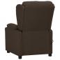 Preview: Massagesessel Dunkelbraun Stoff