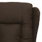 Preview: Massagesessel Dunkelbraun Stoff