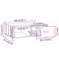 Preview: Couchtisch HAMAR Dunkelgrau 100x55x35 cm Massivholz Kiefer