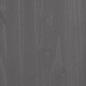 Preview: ARDEBO.de - Kleiderschrank HAMAR Hellgrau 99x45x137 cm Massivholz Kiefer