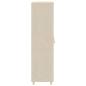 Preview: Kleiderschrank HAMAR Honigbraun 89x50x180 cm Massivholz Kiefer