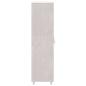 Preview: Kleiderschrank HAMAR Weiß 89x50x180 cm Massivholz Kiefer