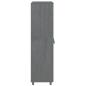 Preview: ARDEBO.de - Kleiderschrank HAMAR Dunkelgrau 89x50x180 cm Massivholz Kiefer