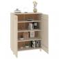 Preview: Schuhschrank HAMAR Honigbraun 85x40x108 cm Massivholz Kiefer