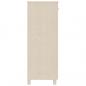 Preview: Schuhschrank HAMAR Honigbraun 85x40x108 cm Massivholz Kiefer