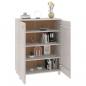 Preview: Schuhschrank HAMAR Weiß 85x40x108 cm Massivholz Kiefer