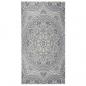 Preview: ARDEBO.de - Outdoor-Teppich Flachgewebe 80x150 cm Blaues Muster