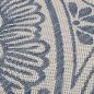 Preview: Outdoor-Teppich Flachgewebe 100x200 cm Blaues Muster
