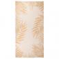 Preview: ARDEBO.de - Outdoor-Teppich Flachgewebe 100x200 cm Blattmuster