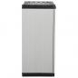 Preview: Garten-Lagerschrank mit 1 Boden Grau und Schwarz 68x40x85 cm