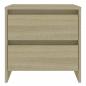 Preview: Nachttische 2 Stk. Sonoma-Eiche 45x34,5x44,5 cm Holzwerkstoff