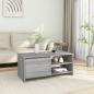 Preview: ARDEBO.de - Couchtisch Grau Sonoma 102x50x45 cm Holzwerkstoff