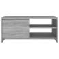 Preview: Couchtisch Grau Sonoma 102x50x45 cm Holzwerkstoff