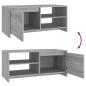 Preview: Couchtisch Grau Sonoma 102x50x45 cm Holzwerkstoff