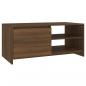 Preview: Couchtisch Braun Eichen-Optik 102x50x45 cm Holzwerkstoff