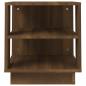 Preview: Couchtisch Braun Eichen-Optik 40x40x43 cm Holzwerkstoff