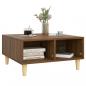 Preview: Couchtisch Braun Eichen-Optik 60x60x30 cm Holzwerkstoff