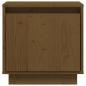 Preview: Nachttische 2 Stk. Honigbraun 40x30x40 cm Massivholz Kiefer