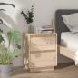 Preview: Nachttische 2 Stk. 40x35x50 cm Massivholz Kiefer