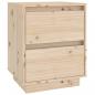 Preview: Nachttische 2 Stk. 40x35x50 cm Massivholz Kiefer