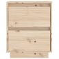 Preview: Nachttische 2 Stk. 40x35x50 cm Massivholz Kiefer