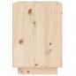 Preview: Nachttische 2 Stk. 40x35x50 cm Massivholz Kiefer