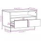 Preview: TV-Schrank Honigbraun 60x35x37 cm Massivholz Kiefer