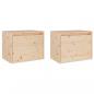 Preview: Wandschränke 2 Stk. 45x30x35 cm Massivholz Kiefer