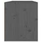 Preview: Wandschränke 2 Stk. Grau 45x30x35 cm Massivholz Kiefer