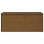 Preview: Wandschrank Honigbraun 80x30x35 cm Massivholz Kiefer