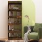 Preview: Bücherregal/Raumteiler Räuchereiche 60x30x166 cm Holzwerkstoff