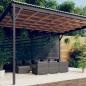 Preview: ARDEBO.de - 10-tlg. Garten-Lounge-Set mit Kissen Grau Poly Rattan