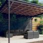 Preview: ARDEBO.de - 9-tlg. Garten-Lounge-Set mit Kissen Poly Rattan Grau