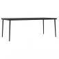 Preview: 9-tlg. Garten-Essgruppe mit Kissen Poly Rattan und Glas