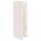 Preview: Wandschrank Weiß 30x30x100 cm Massivholz Kiefer