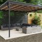 Preview: ARDEBO.de - 12-tlg. Garten-Lounge-Set mit Kissen Poly Rattan Grau