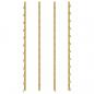 Preview: Wand-Weinregal für 24 Flaschen 2 Stk. Golden Eisen